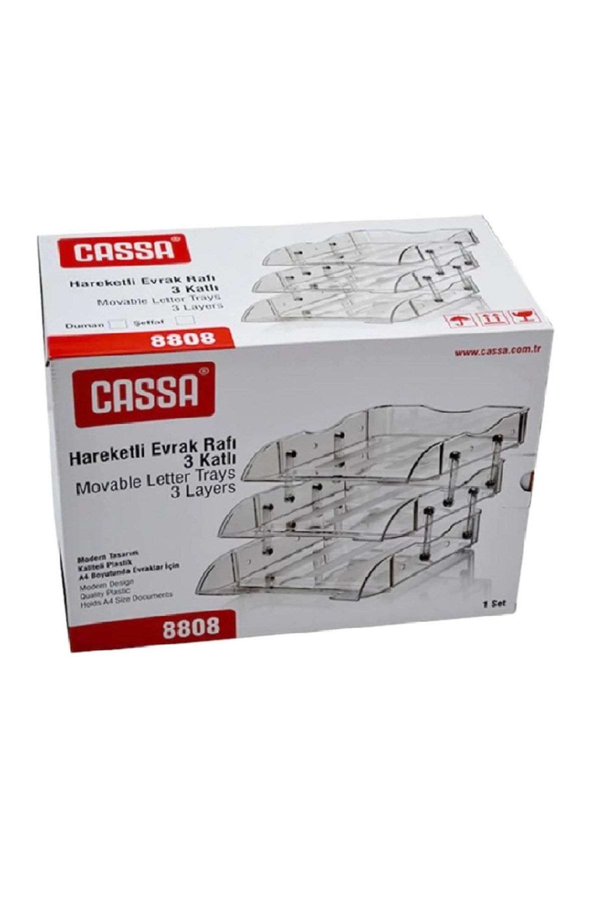 Cassa Rafă De Hârtii 3 Buc - One Size
