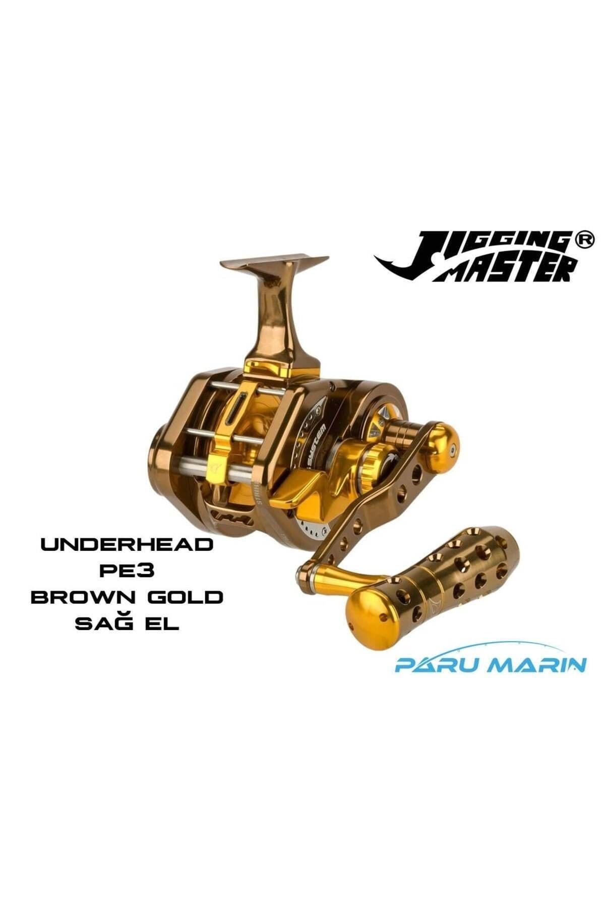 Jigging Master Underhead Pe3 Brown Gold (Sağ El) Jig Çıkrık Olta Makinesi  Fiyatı, Yorumları - Trendyol