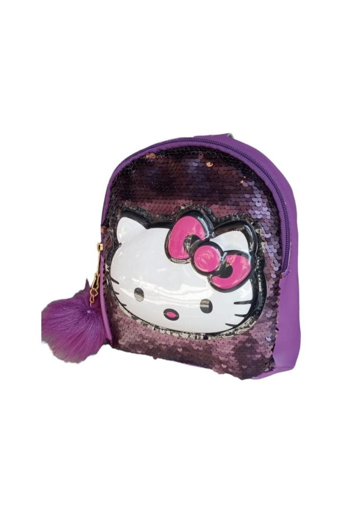 DZC KUZENLER AVM-PURPLE PURPLE LIGHTED CHILDREN'S BACKPACK WITH PUMP Hello CITY PURPLE 1