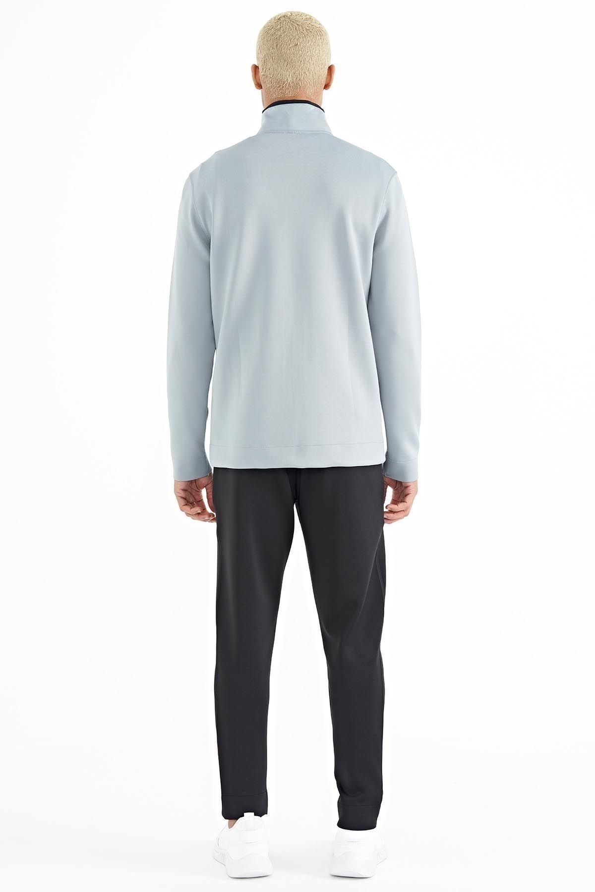 Air Jones Bran Gray Blackscuba Fabric Men s Tracksuit 85199
