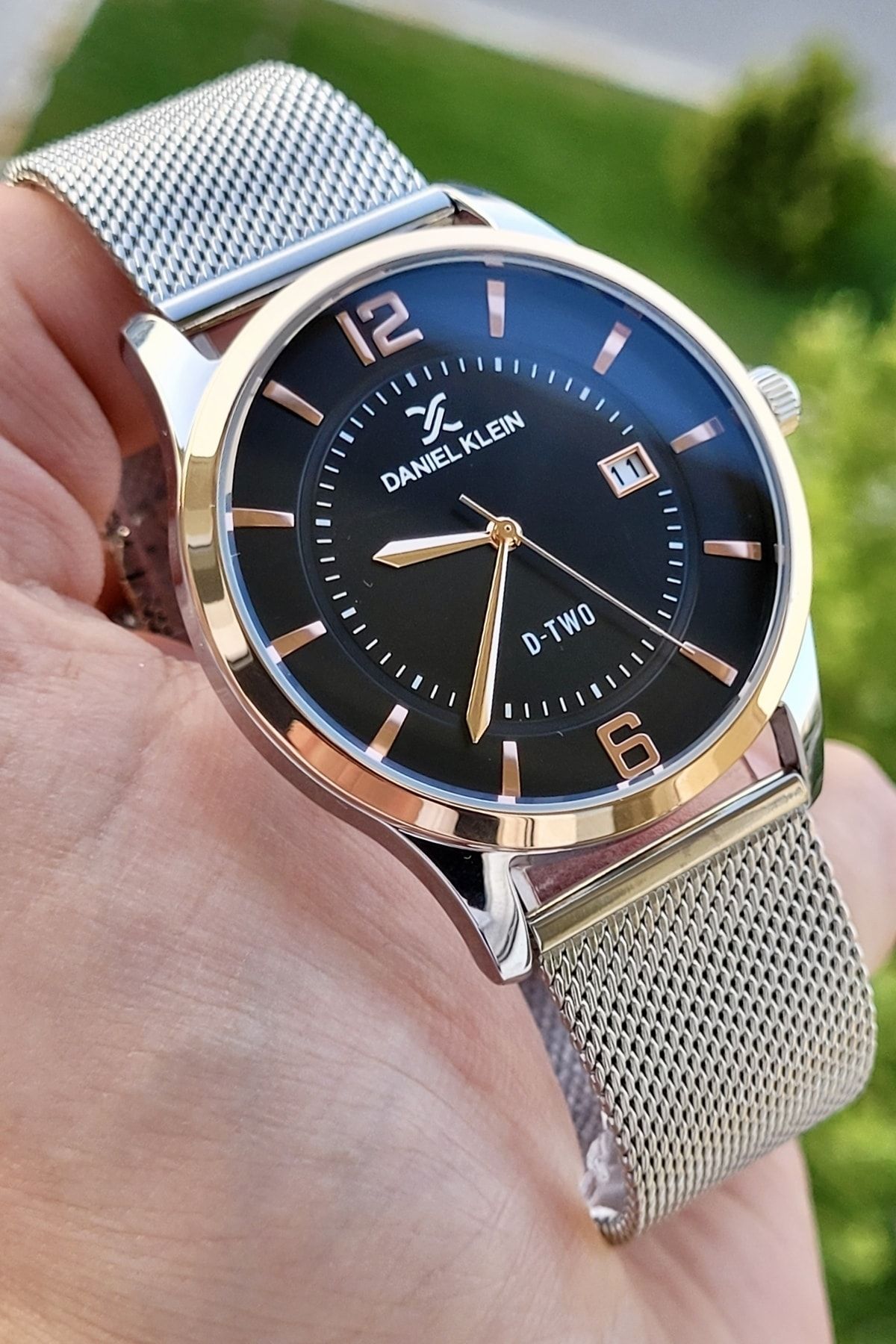 Daniel klein on sale silver watch