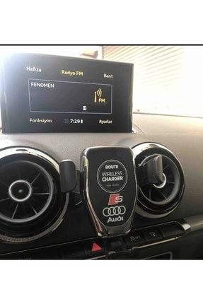 Audi A3 Uyumlu 8v (2013-2020) Wıreless Charger Telefon Tutucu