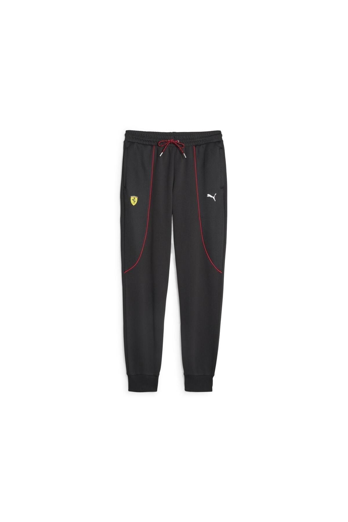 Мужские спортивные штаны Puma Ferrari Race Sweat Pants CC ЧЕРНЫЕ 620943-01