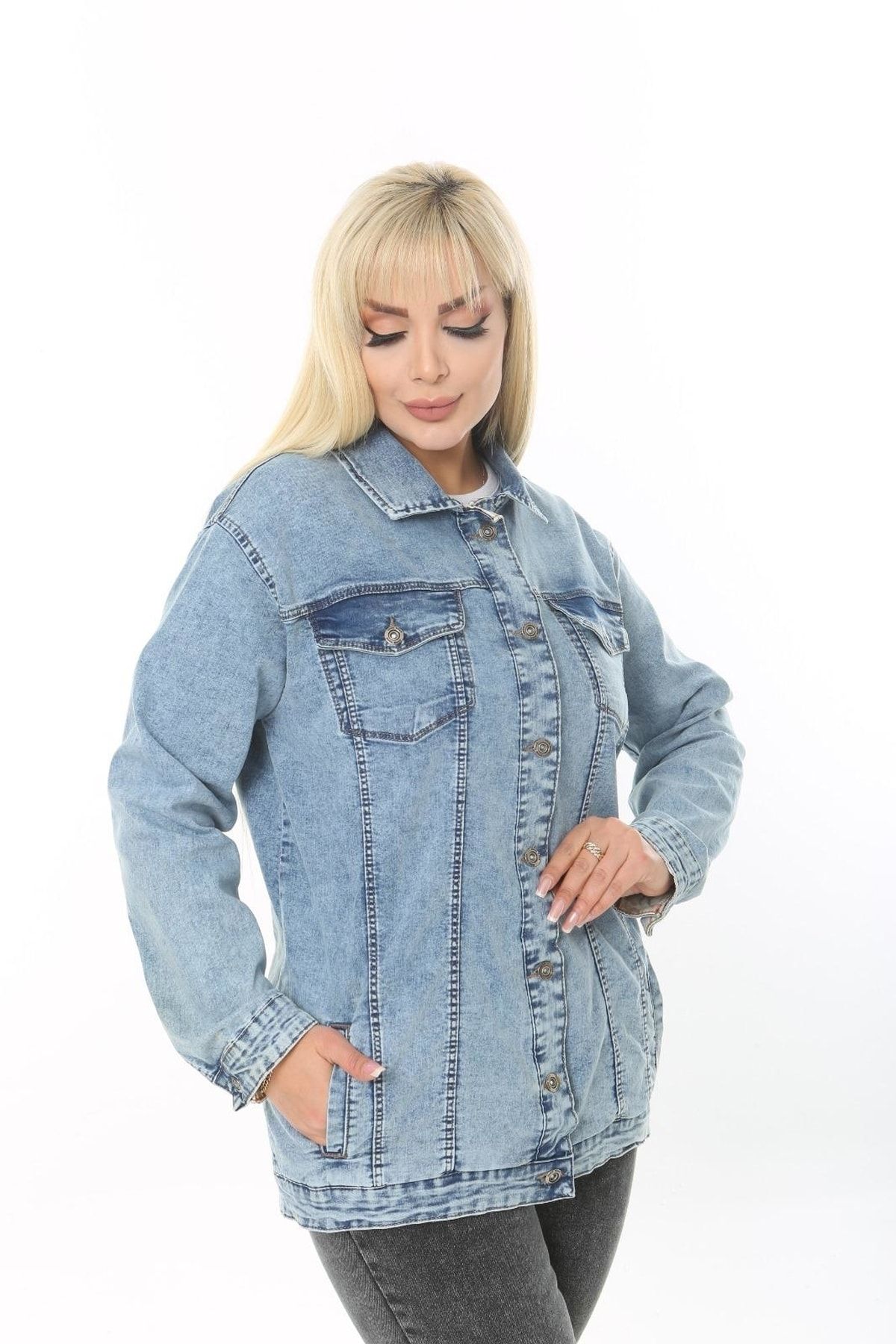 Womens denim jacket size 18 top