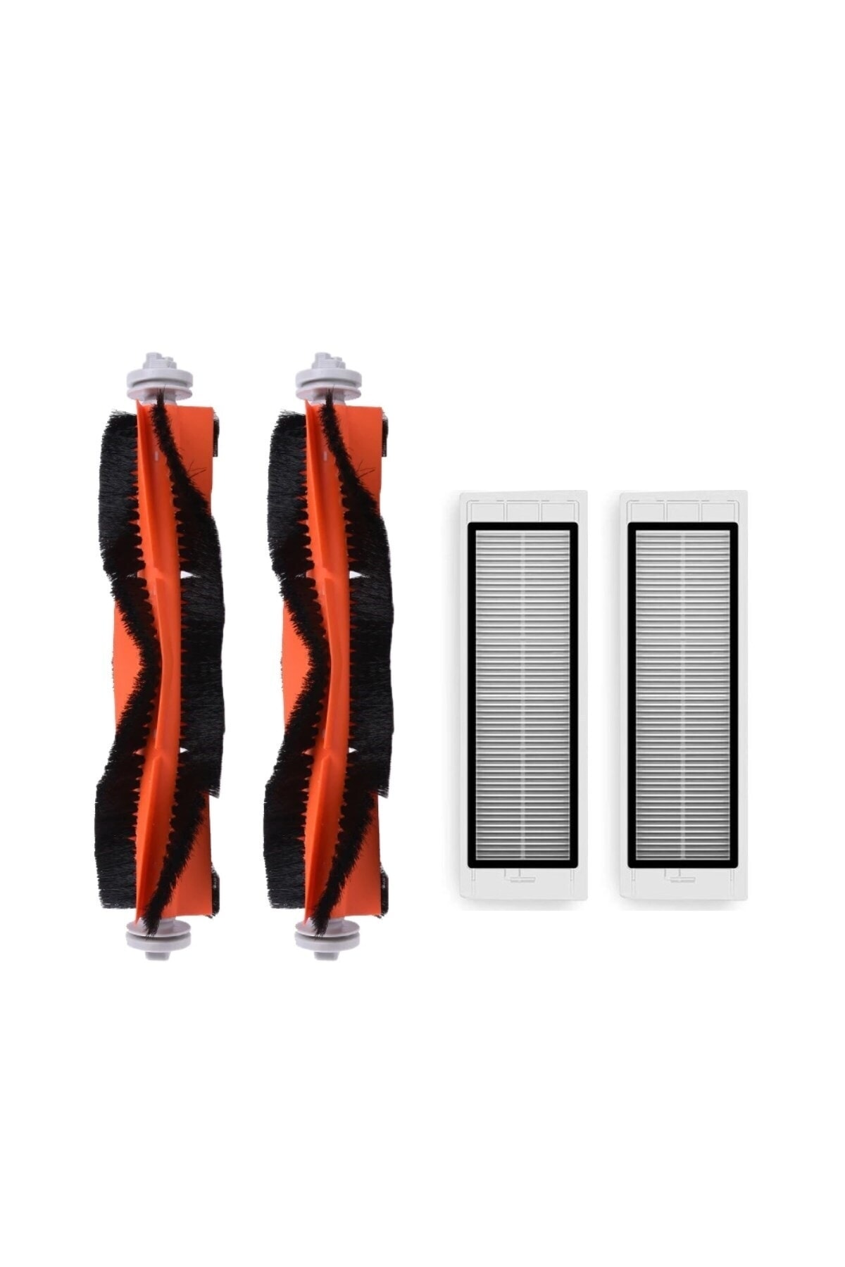 Xiaomi Vacuum Cleaner SDJQR02RR Compatible Replacement Main Brush and Hepa Filter-4 Pieces