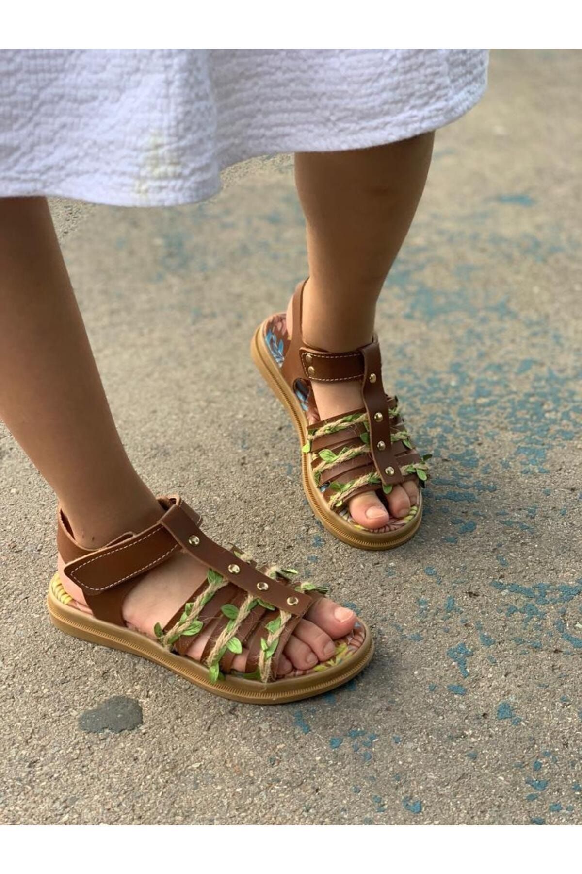 Mia leather sandals cheap