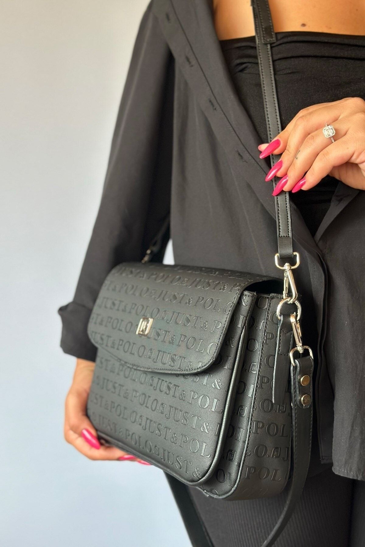 Strap bag polos sales