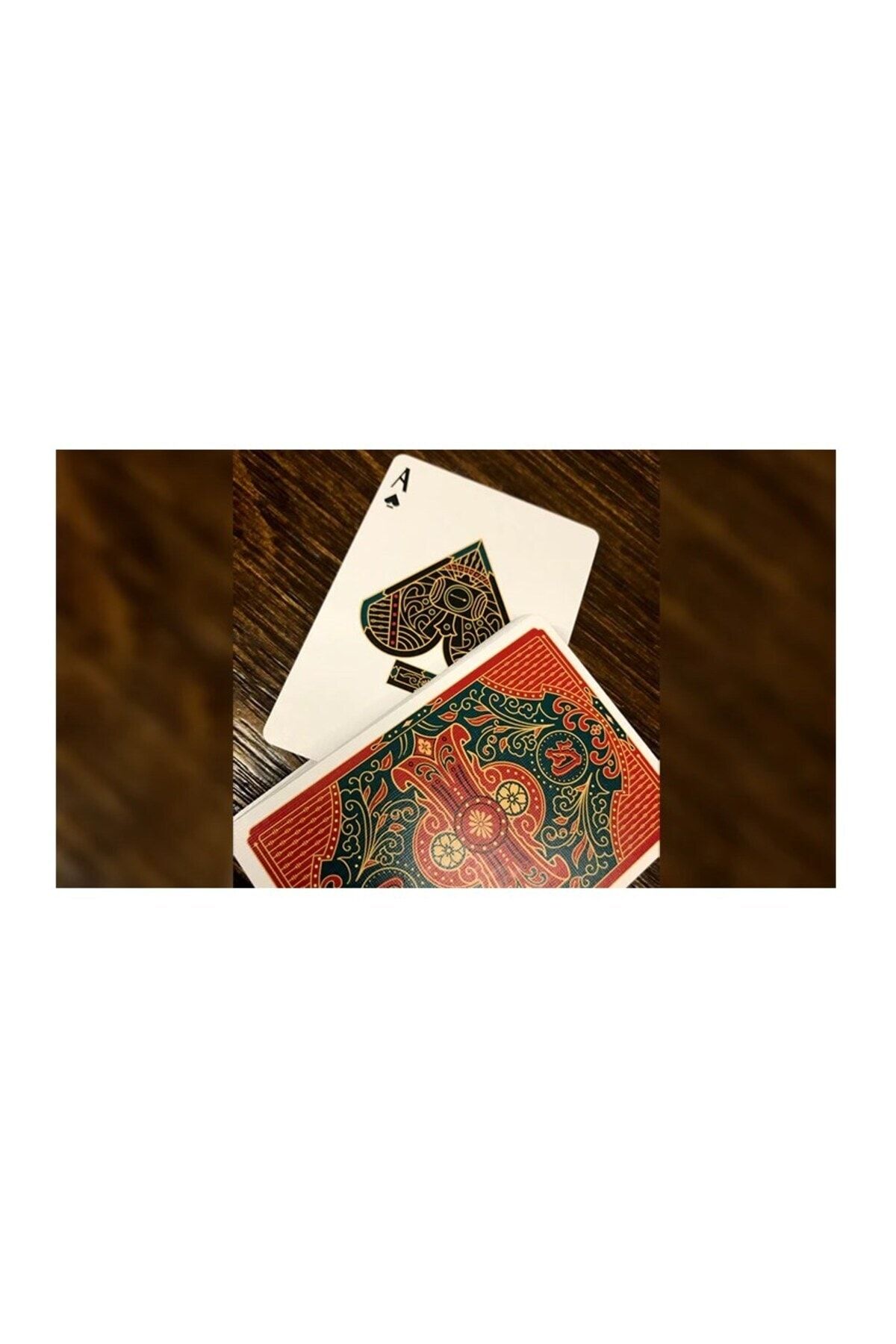 OyuncaklarÜlkesi-Bicycle Genso Green Game Card Playing Cards Deck 5