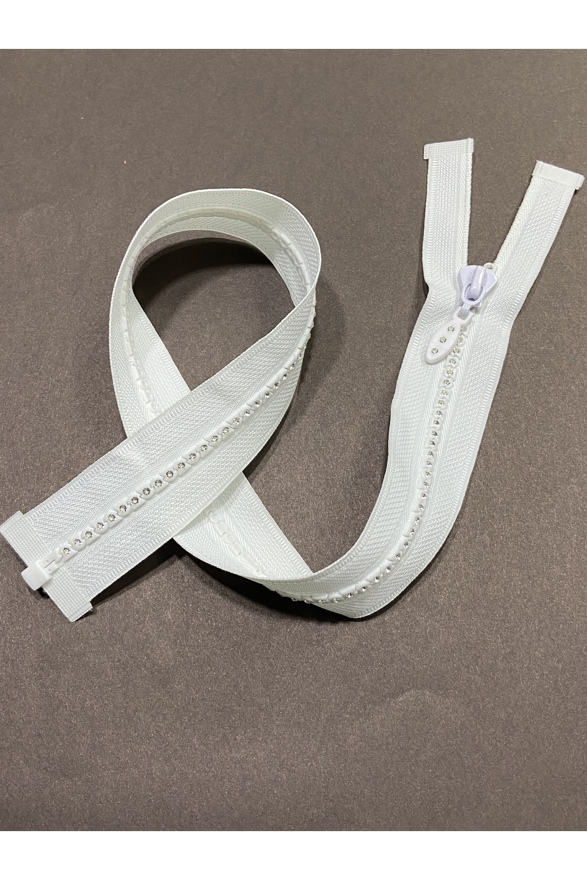 Stone zipper / cardigan vest zipper / 50 cm