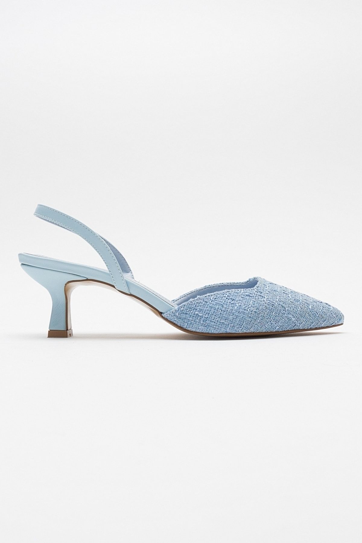 luvishoes OVER Baby Blue Women s Heeled Shoes Trendyol