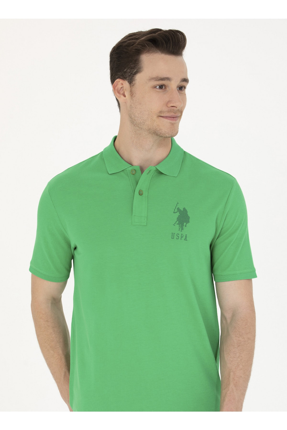 تیشرت مردانه سبز یو اس پولو | 5002995647 اورجینال - تصویر 3
