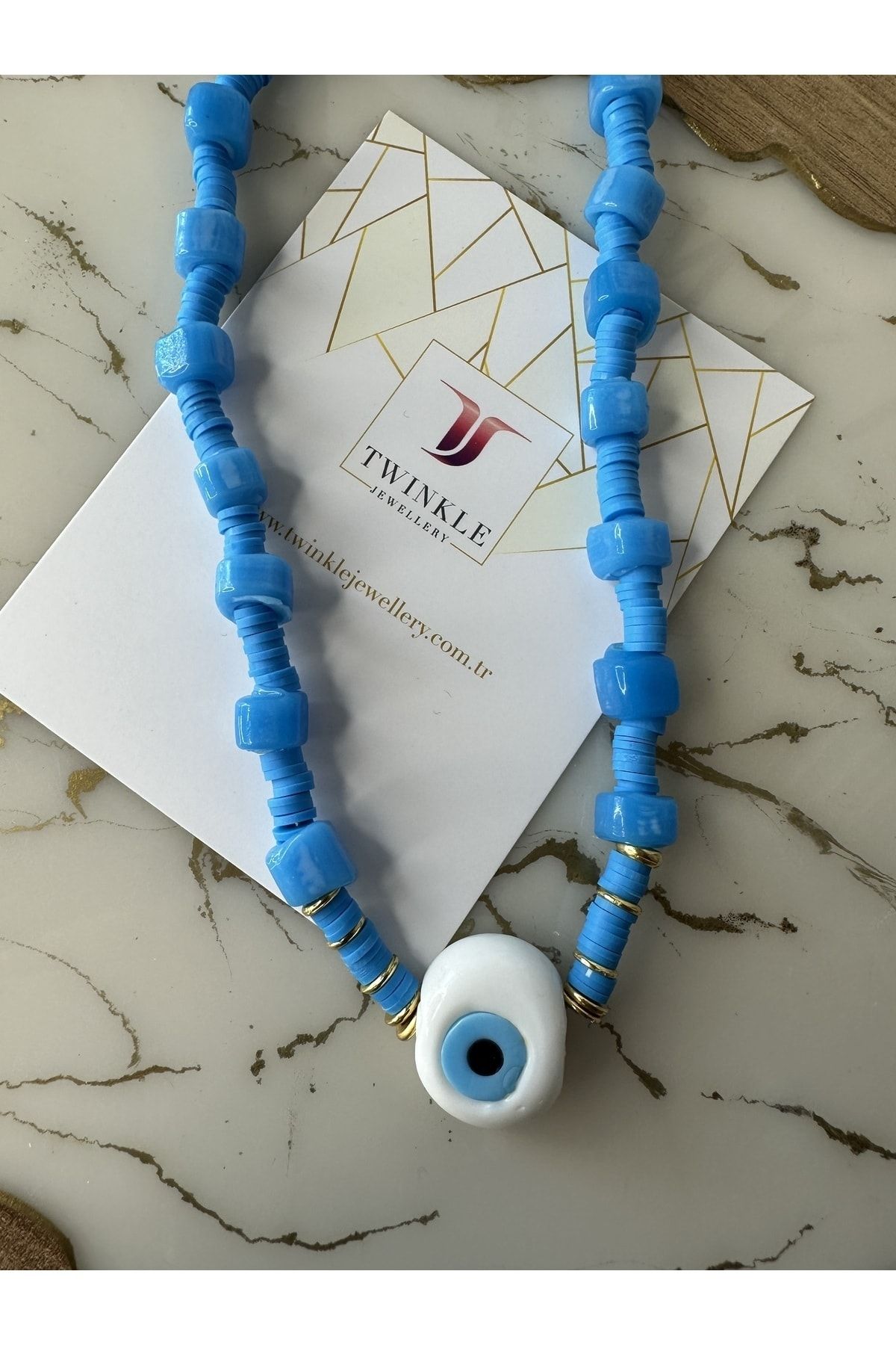 Blue beads jewellery hotsell