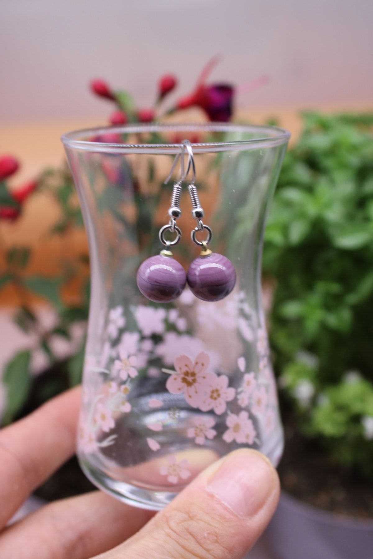 Beyo luHediyelik Italian Murano Rose Colored Eyeless Top Model
