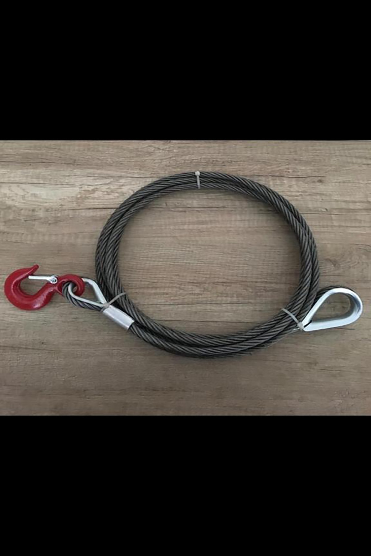 Genel Markalar Mm 5 Metre 12 Tona Kadar Çekebilen Çift Taraf Kancalı Çelik Çekme Çeki Halatıı