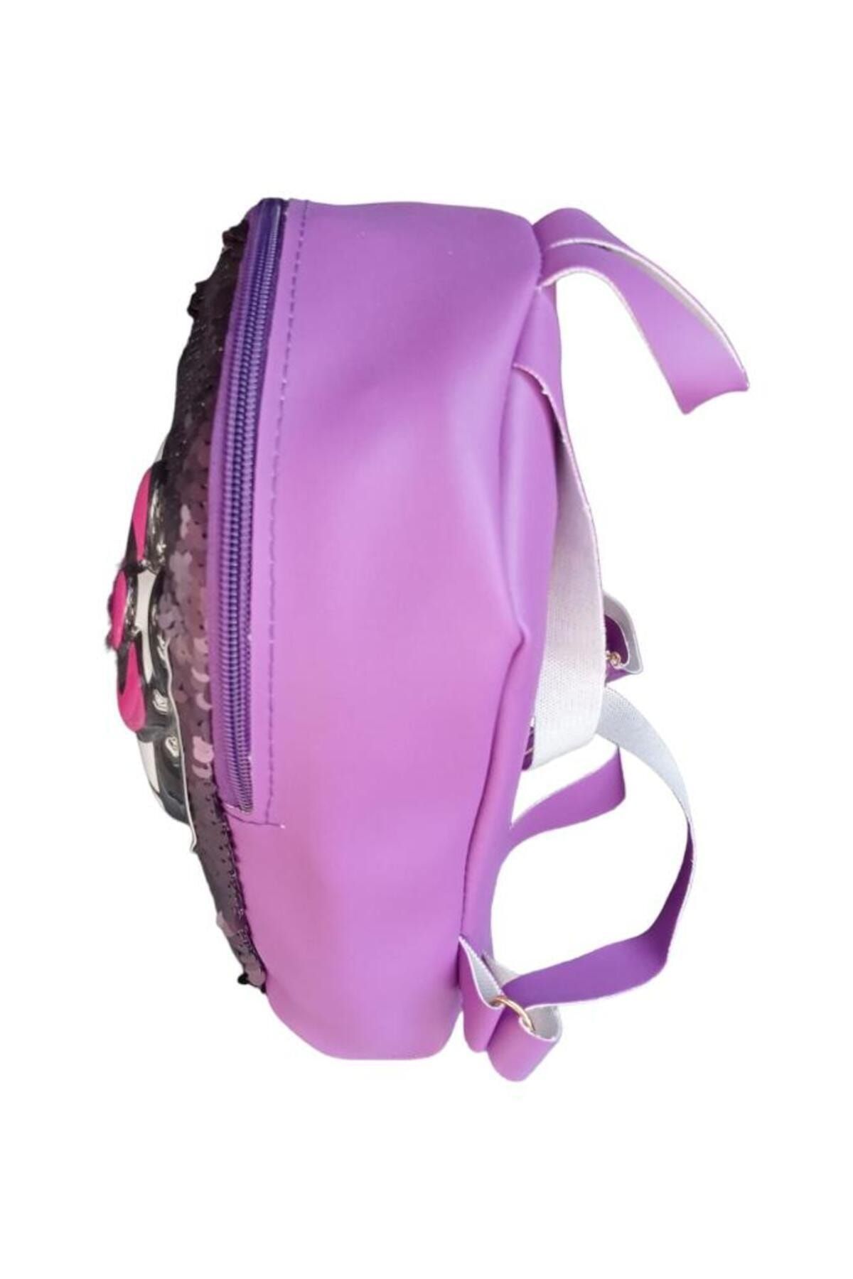 DZC KUZENLER AVM-PURPLE PURPLE LIGHTED CHILDREN'S BACKPACK WITH PUMP Hello CITY PURPLE 3