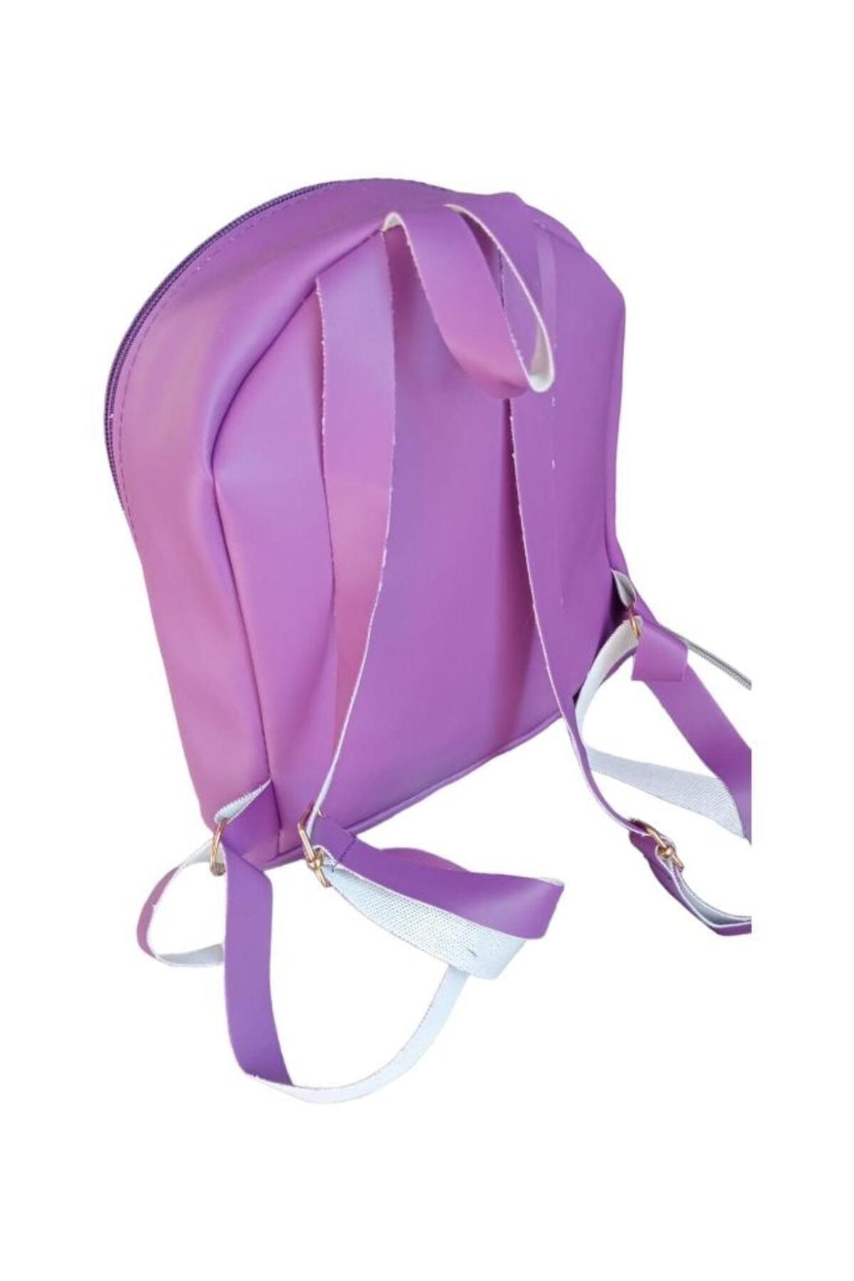 DZC KUZENLER AVM-PURPLE PURPLE LIGHTED CHILDREN'S BACKPACK WITH PUMP Hello CITY PURPLE 4
