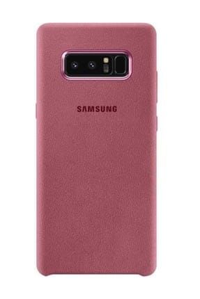 Galaxy Note 8 Alcantara Süet Kılıf EF-XN950ABEGWW Pembe 8806088930954