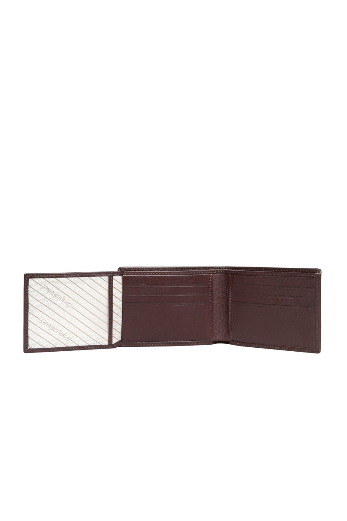 CENGİZ PAKEL-Genuine Leather Brown Men's Wallet 27442 4