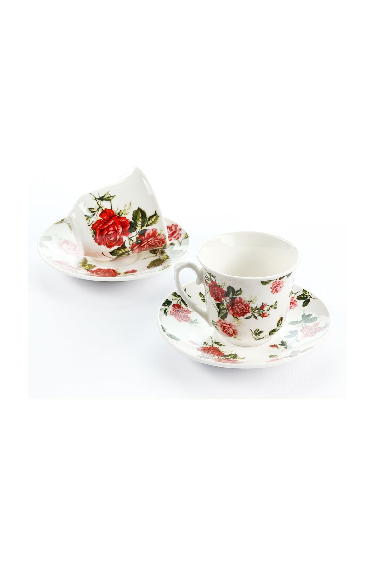 English Home Glam New Bone 2�li Kahve Fincan Takımı 90 ml Beyaz Fiyatı