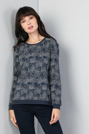 Regular Fit Kadın Indigo Sweatshirt CL1045062