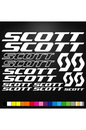Scott Dekoratif Çok Amaçlı Bisiklet Sticker Set Etiket ARKSN0000079