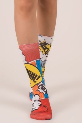 01145 Pop Art Soket Çorap