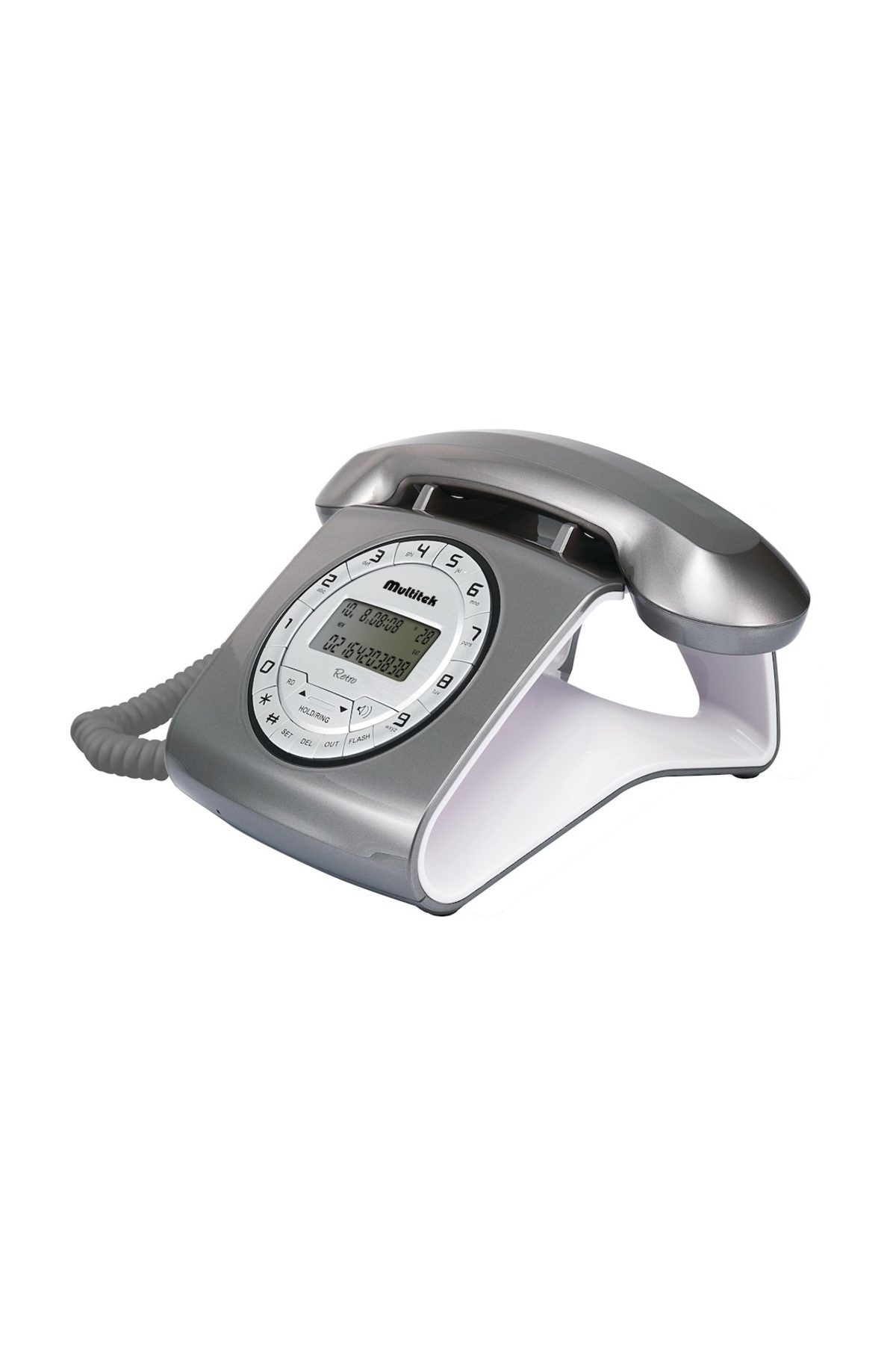 Retro Caller ID Özel Tasarım Kablolu Masa Telefonu