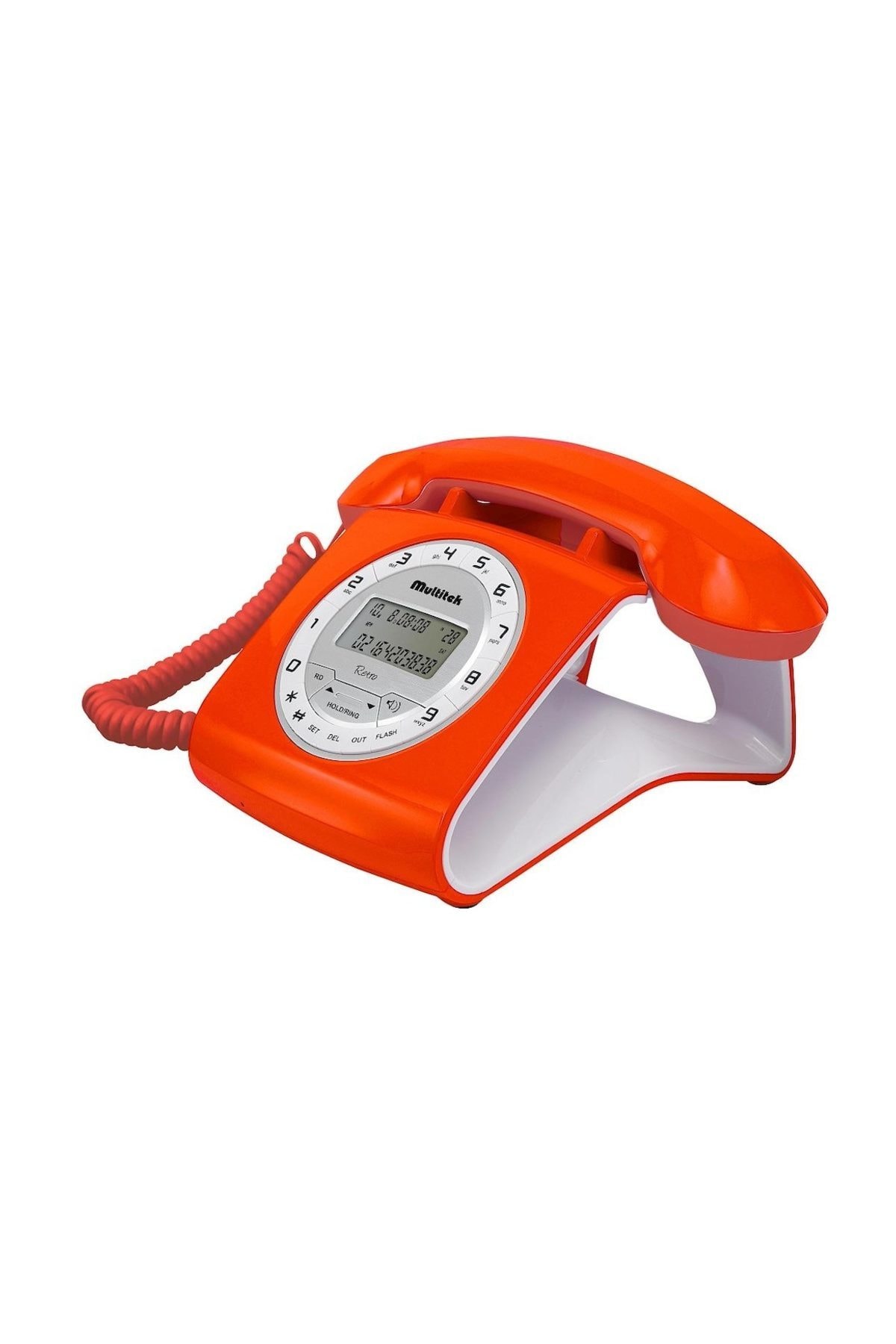 Multitek Retro Caller ID Özel Tasarım Kablolu Masa Telefonu