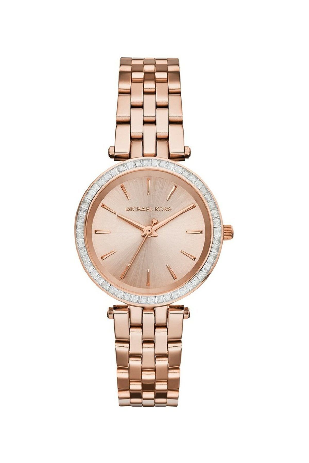 Mk white watch women's outlet