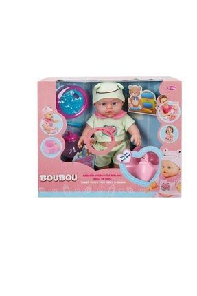 BouBou Bebeğim ve Tuvalet Eğitimi 30 cm. - Yeşil S00000976-33026