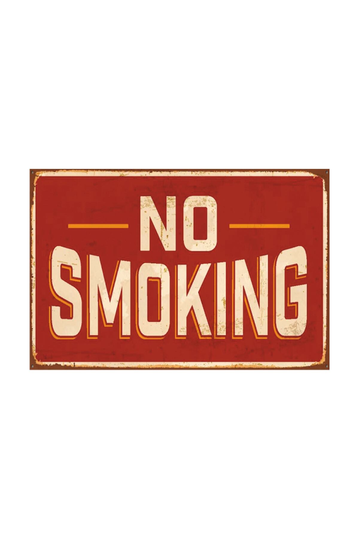 No Smoking Retro Vintage Wood Poster 2030033