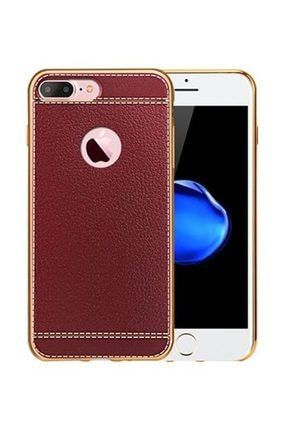 Laser Elegant iPhone 7-8 Plus Silikon Arka Kapak Kahverengi 8930000074331