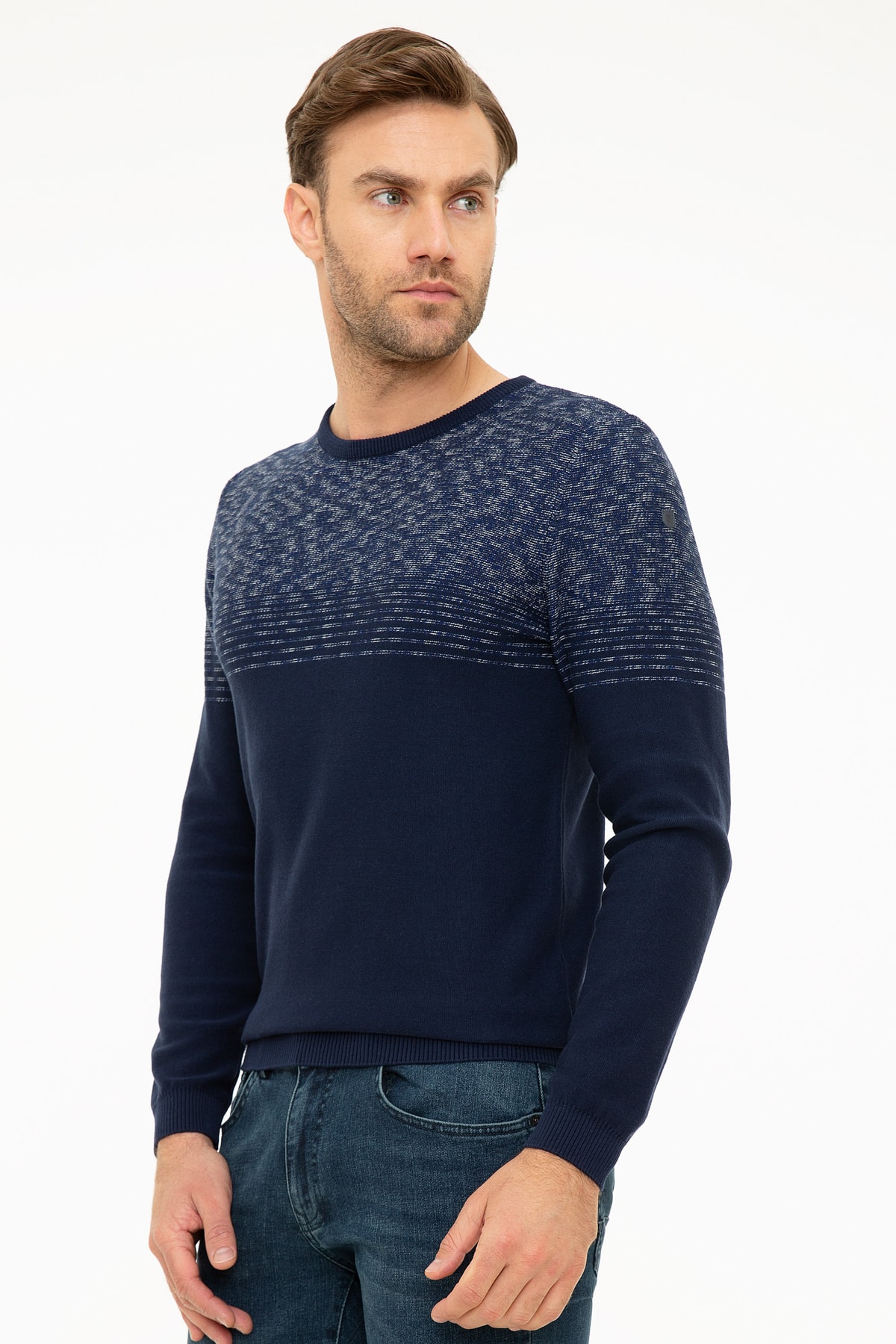 پلیور مردانه راسته آستین بلند | پیر کاردین Pierre Cardin G021GL0TK.000.875994 - تصویر 3