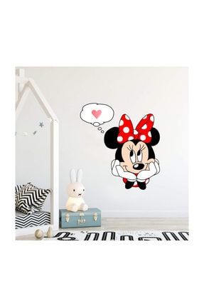 Aşık Minnie Mouse Çocuk Odası Dekoratif Duvar Sticker asikminniemouse50cm