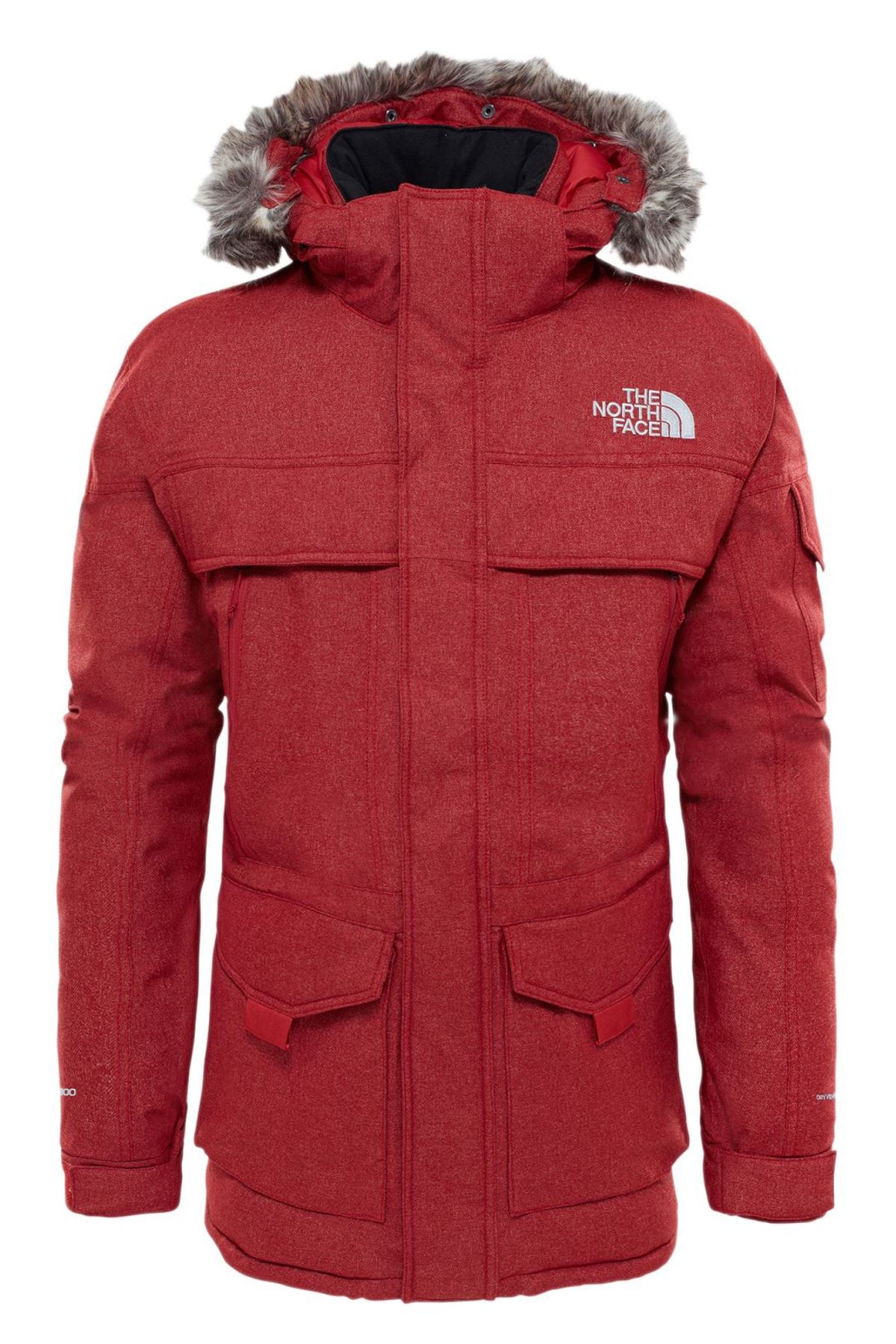 North face red coat hot sale