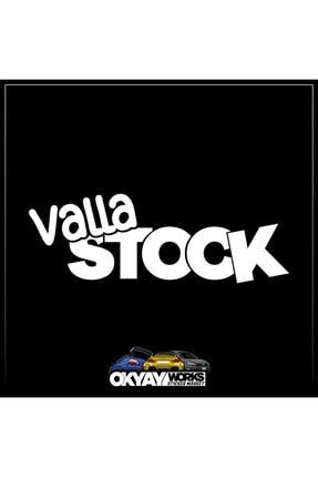 Valla Stock Sticker - Beyaz OWS62
