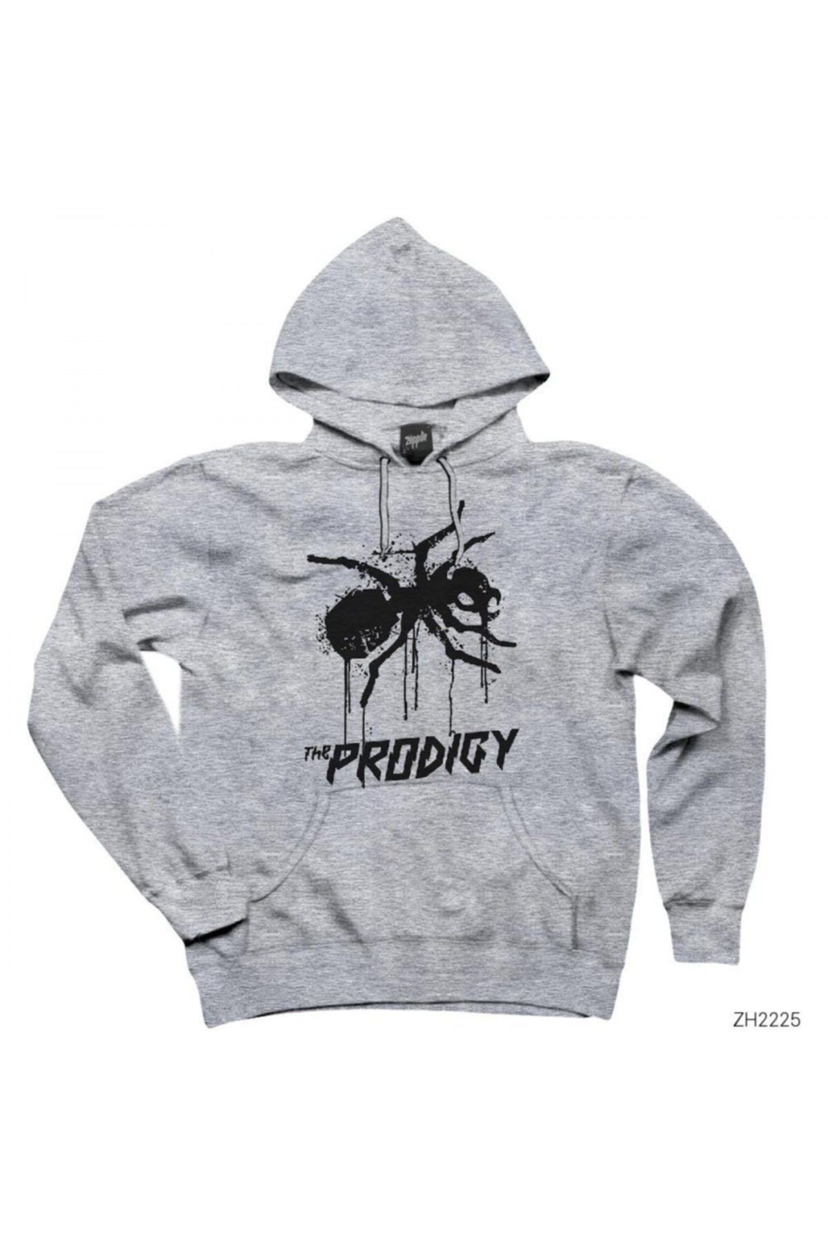 Z zepplin The Prodigy Splash Gray Hooded Sweatshirt Hoodie