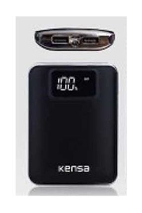 Power Bank 10000mah Taşınabilir Şarj Cihazı 2-Usb'li Siyah KENSA142