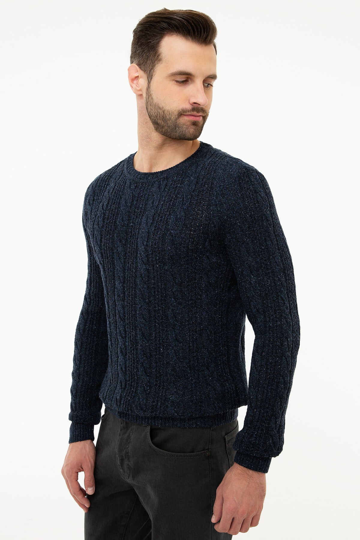 پلیور مردانه راسته آستین بلند | پیر کاردین Pierre Cardin G021SZ0TK.000.853596 - تصویر 3