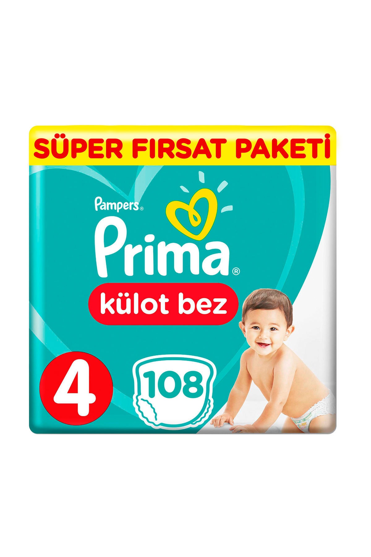 Prima Külot Bez 4 Beden 108 Adet Maxi Süper Fırsat Paketi
