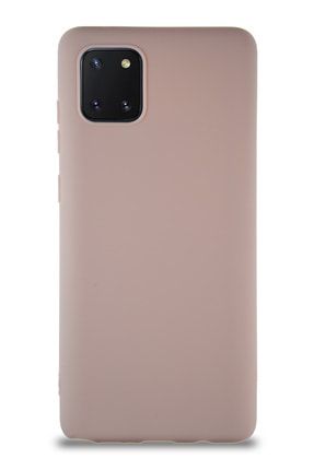 Samsung Galaxy Note 10 Lite Kılıf Soft Premier Renkli Silikon Kapak - Pudra CW_SOFTPRE_SAMNOTE10L