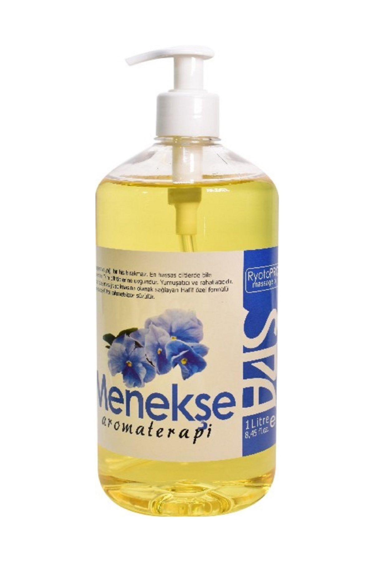 RyotoPRO Menekşe Aromaterapi Masaj Yağı %100 Doğal 1 Lt. / RyotoPRO Violet Aromatherapy Massage Oil 100% Natural 1 Lt.