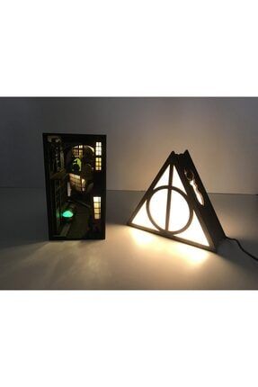 Harry Potter Ölüm Yadigarları Gece Lambası 20cm x 18cm x 8cm - En x Boy x Derinlik