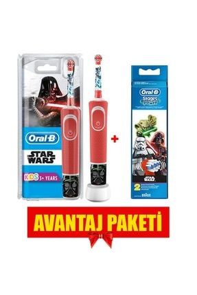 Vitality 100 Star Wars Şarj Edilebilir Diş Fırçası + İkili Başlık Avantaj Paketi 37203896093