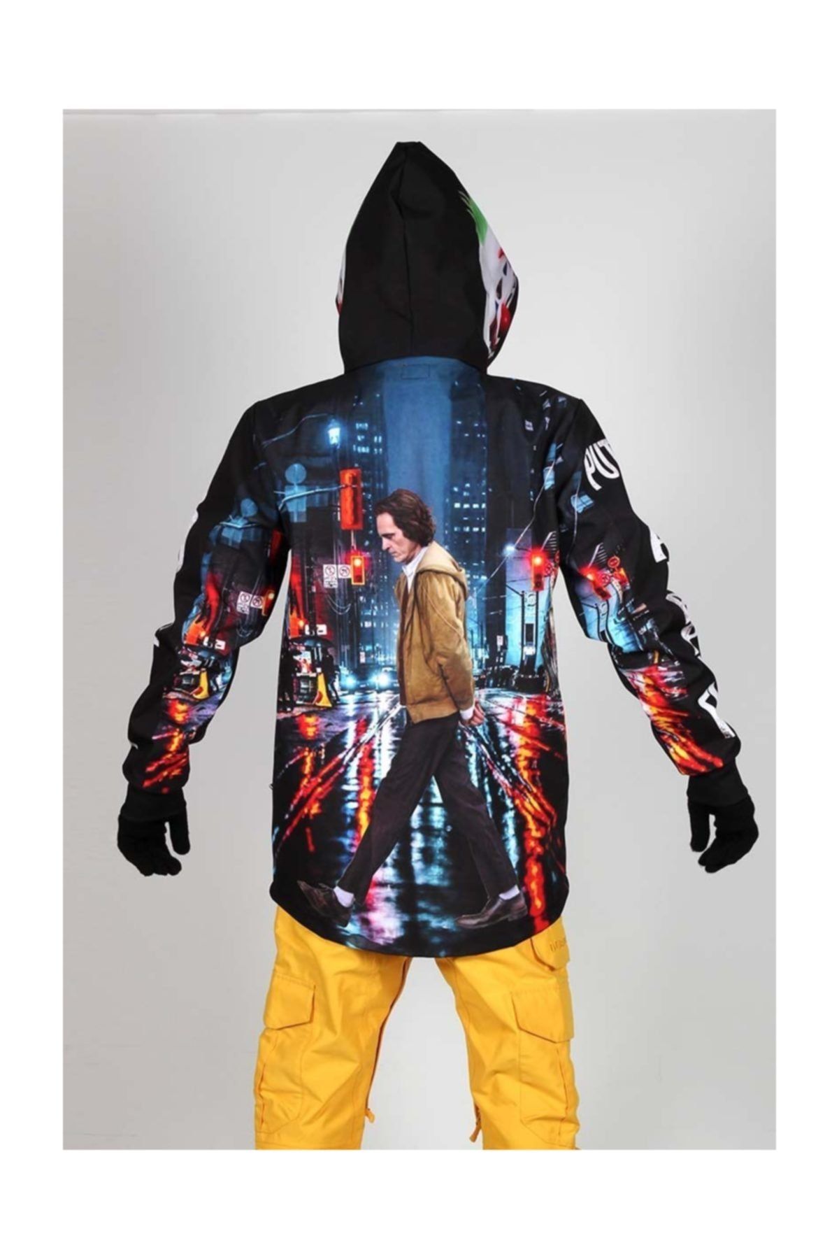 Tıklaalbeni Kayak Mont Hoodie, Özel Tasarım Joker Snowboard Hoodie