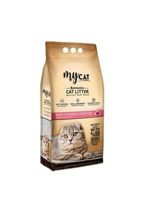 My Cat Mycat Bebek Pudralı Topaklaşan Bentonit Kedi Kumu 10lt (İNCE) MYDNZ2