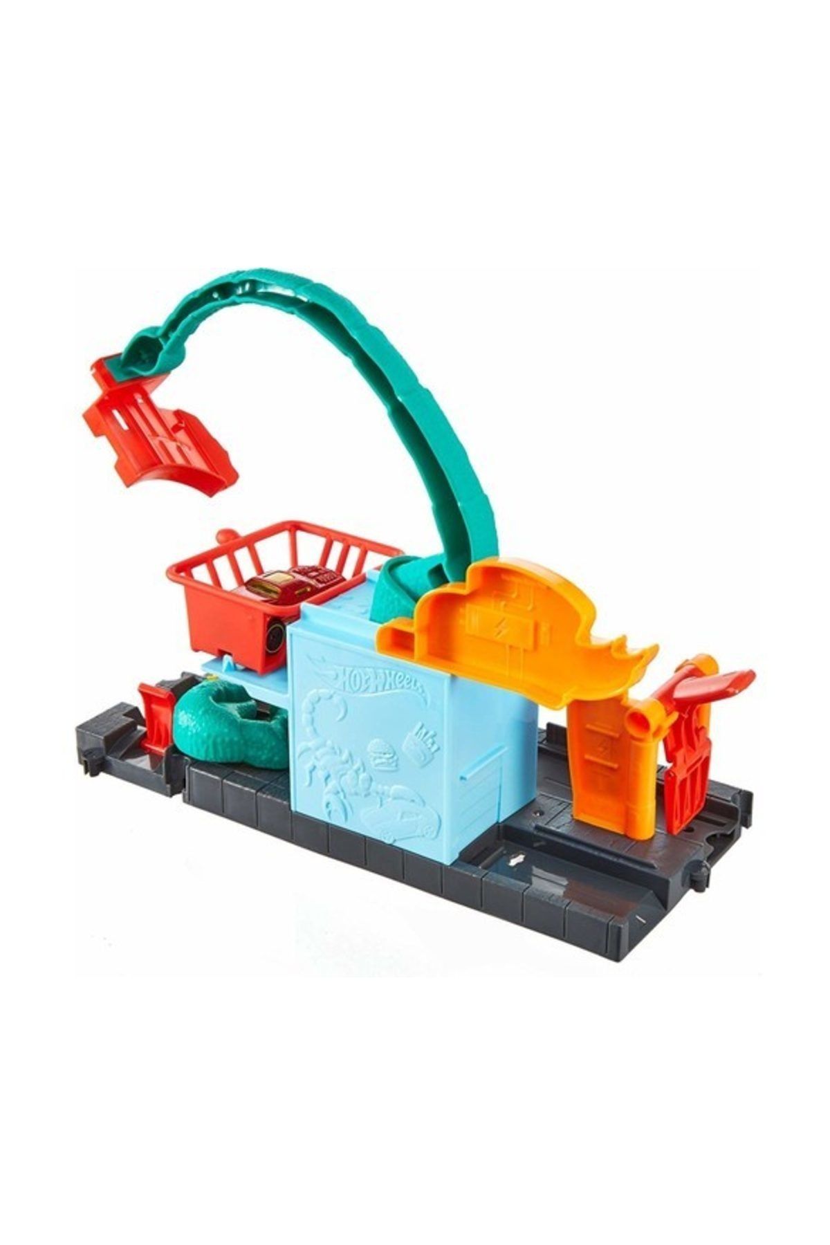 HOT WHEELS Mattel Hot Wheels FNP62 Şehirde Yaratık Macerasi - Akrebin Restoran Saldırısı NY10170