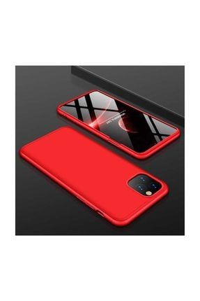 Iphone 11 Pro Max Kılıf New 360 Derece Tam Koruma Kılıf Kırmızı 1205-m352