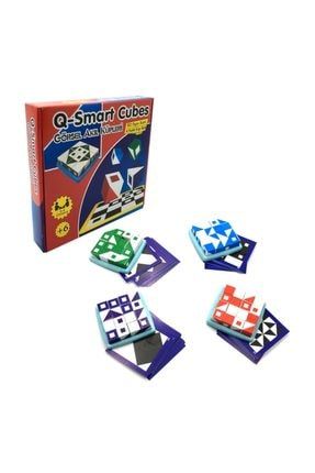 Q-smart Cubes ( Q-bitz ) Zeka Beceri Akıl Eğitici Oyunu Görsel Akıl Küpleri RoseRoi-1137123-6046