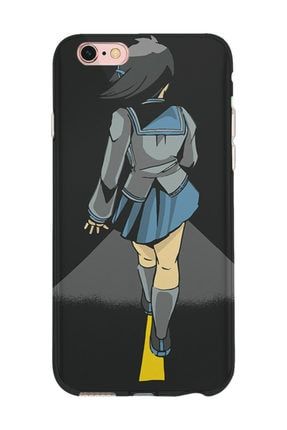 Apple Iphone 6s Kılıf Silikon Resimli Kapak Anime Girl -stok 252 KL Design-1552